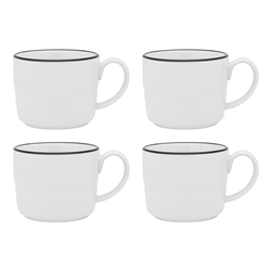 Ecology Como Set Of 4 Mugs