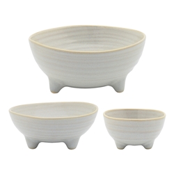 Ecology Ottawa Set of 3 Nesting Bowls Oyster