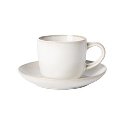 Ecology Element Espresso Cup & Saucer Blanc