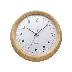 Ecology Sandglass Wall Clock 30cm Pine