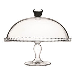 Pasabahce Patisserie Cake Stand with Dome 32cm