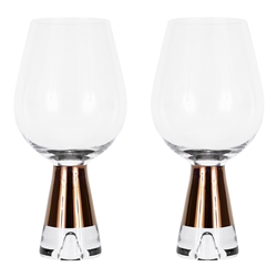 Tom Dixon Tank Wine Glass Copper 420ml Set of 2