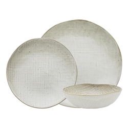 Ecology 12 Piece Dinner Set Linen