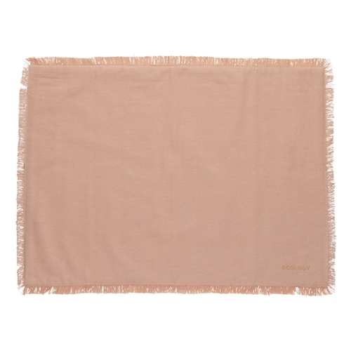 Ecology Fray Set of 4 Placemats Blush