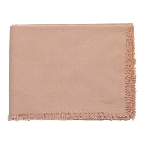 Ecology Fray Table Cloth Blush