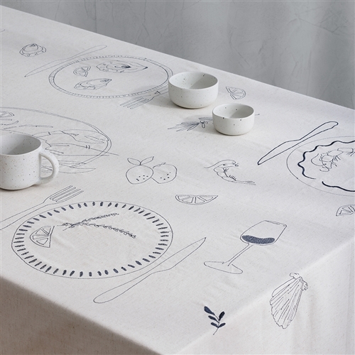 Ecology Feast Table Cloth Flax