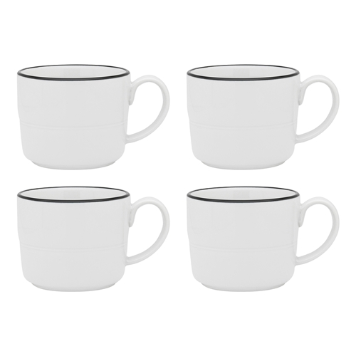 Ecology Como Set Of 4 Mugs