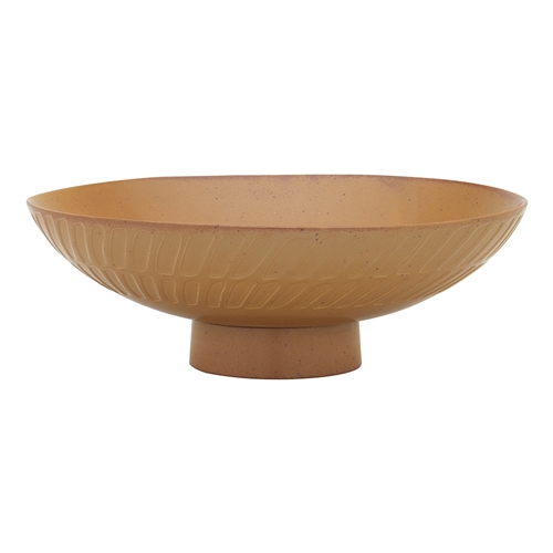 Ecology Portsea Footed Serving Bowl Cedar