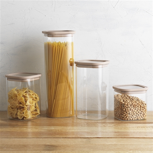 Ecology Store Set of 4 Square Canisters