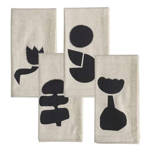 Ecology Garnet Set of 4  Napkins 45cm