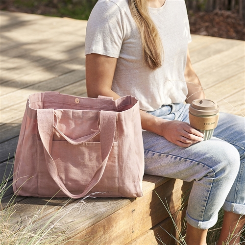 Ecology Voyage Tote Bag Blush Small