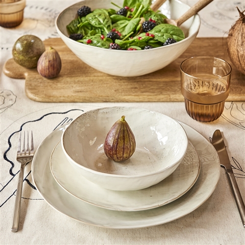 Ecology Linen 12 Piece Dinner Set Birch