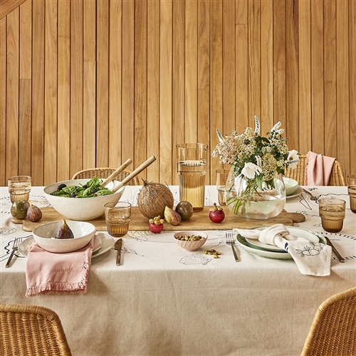 Ecology Linen 12 Piece Dinner Set Birch