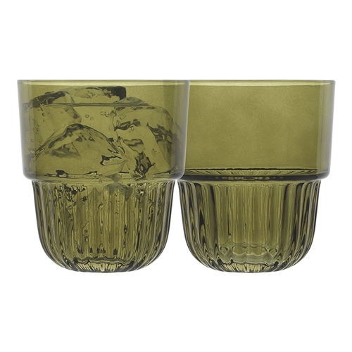 Ecology Callisto Set of 4 Tumblers 260ml Olive