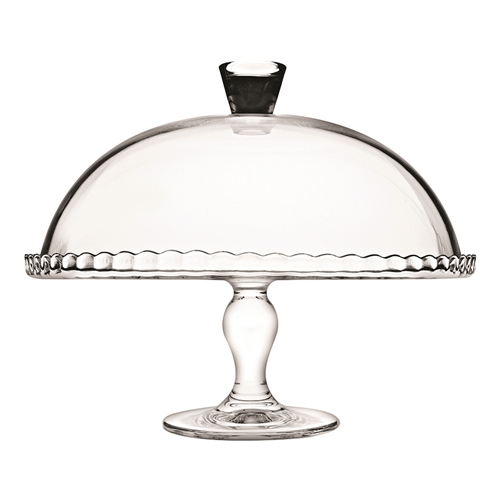 Pasabahce Patisserie Cake Stand with Dome 32cm