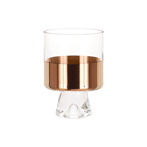 Tom Dixon Tank Low Ball Glass Copper 240ml Set of 2