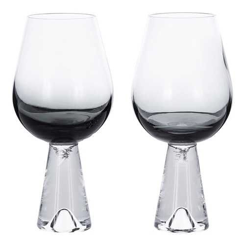 Tom Dixon Tank Wine Glass Black 420ml Set of 2