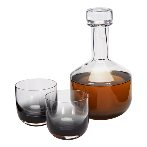 Tom Dixon Tank Whiskey Glass Black 300ml Set of 2